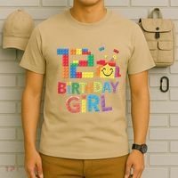 Master Builder 12th Birthday Girl 12 Year Old Brick Blocks T-Shirt thumb 6