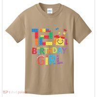Master Builder 12th Birthday Girl 12 Year Old Brick Blocks Kids T-Shirt thumb 0