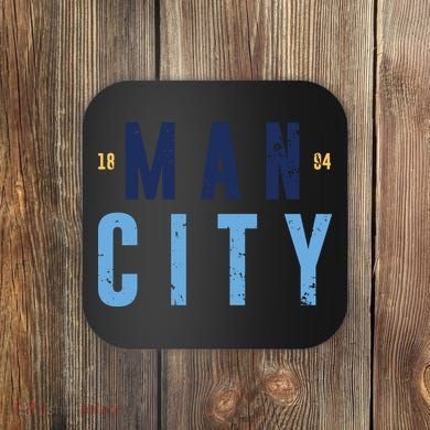 Manchester Blue 1894 Coaster
