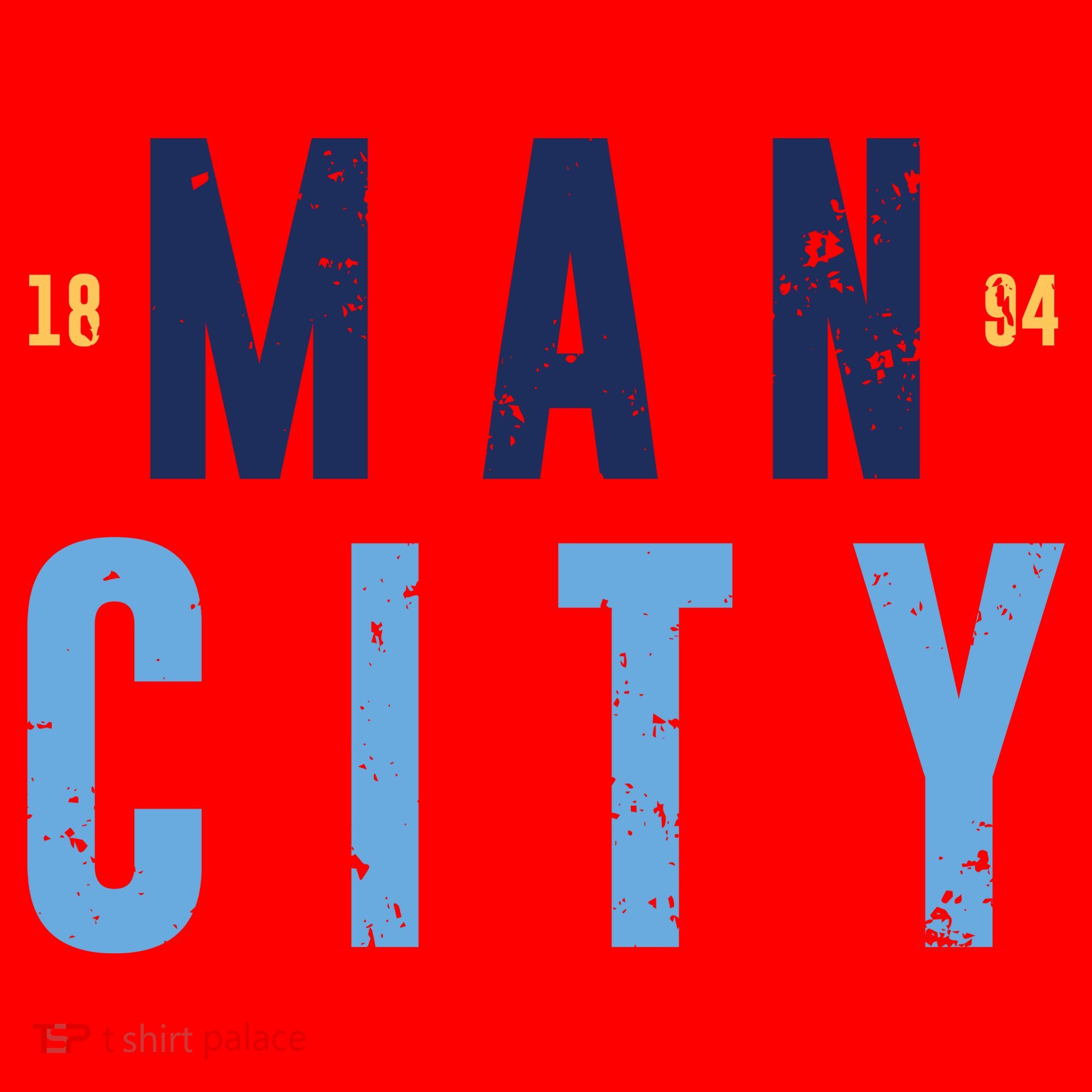 Manchester Blue 1894 Santa Hat