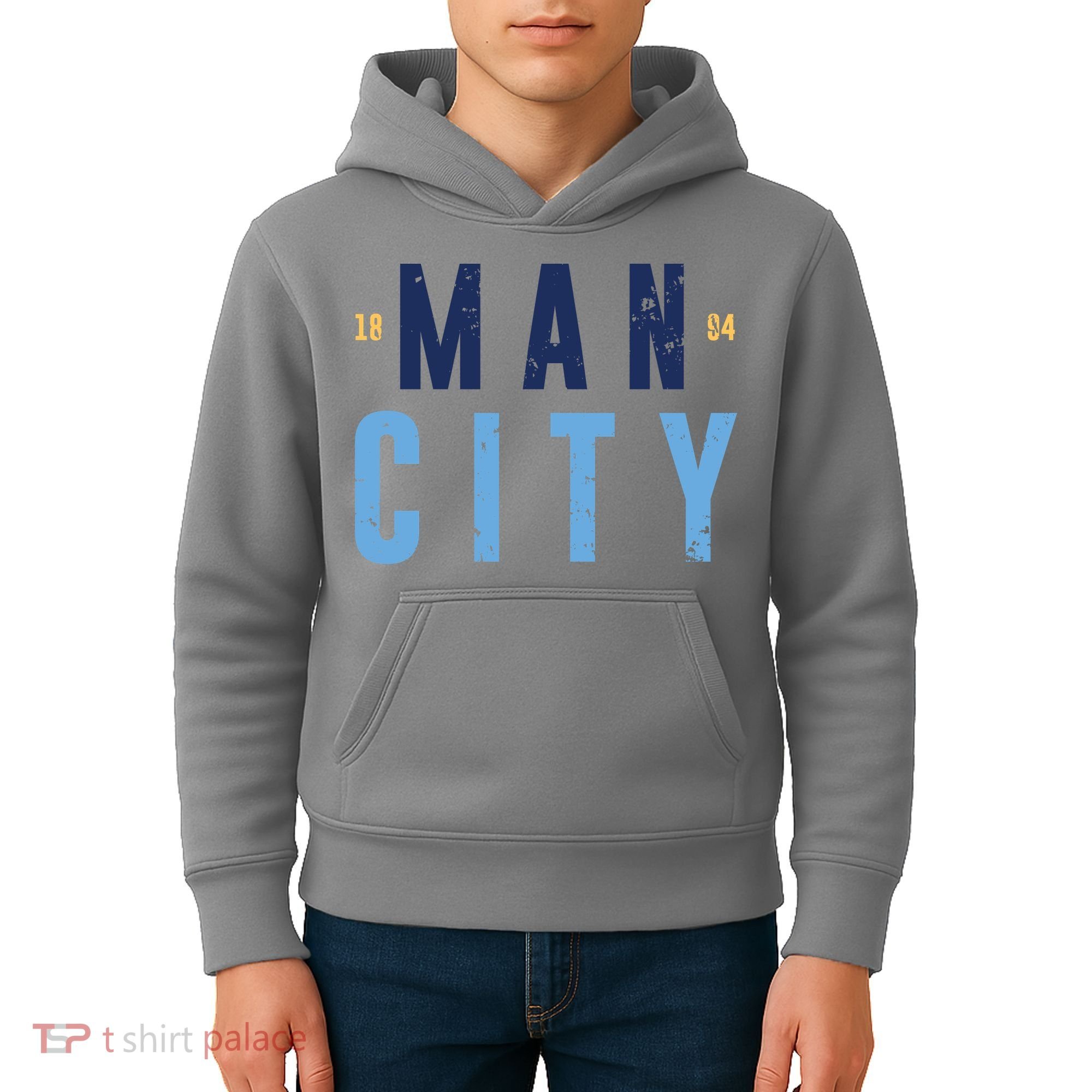 Manchester Blue 1894 Kids Hoodie