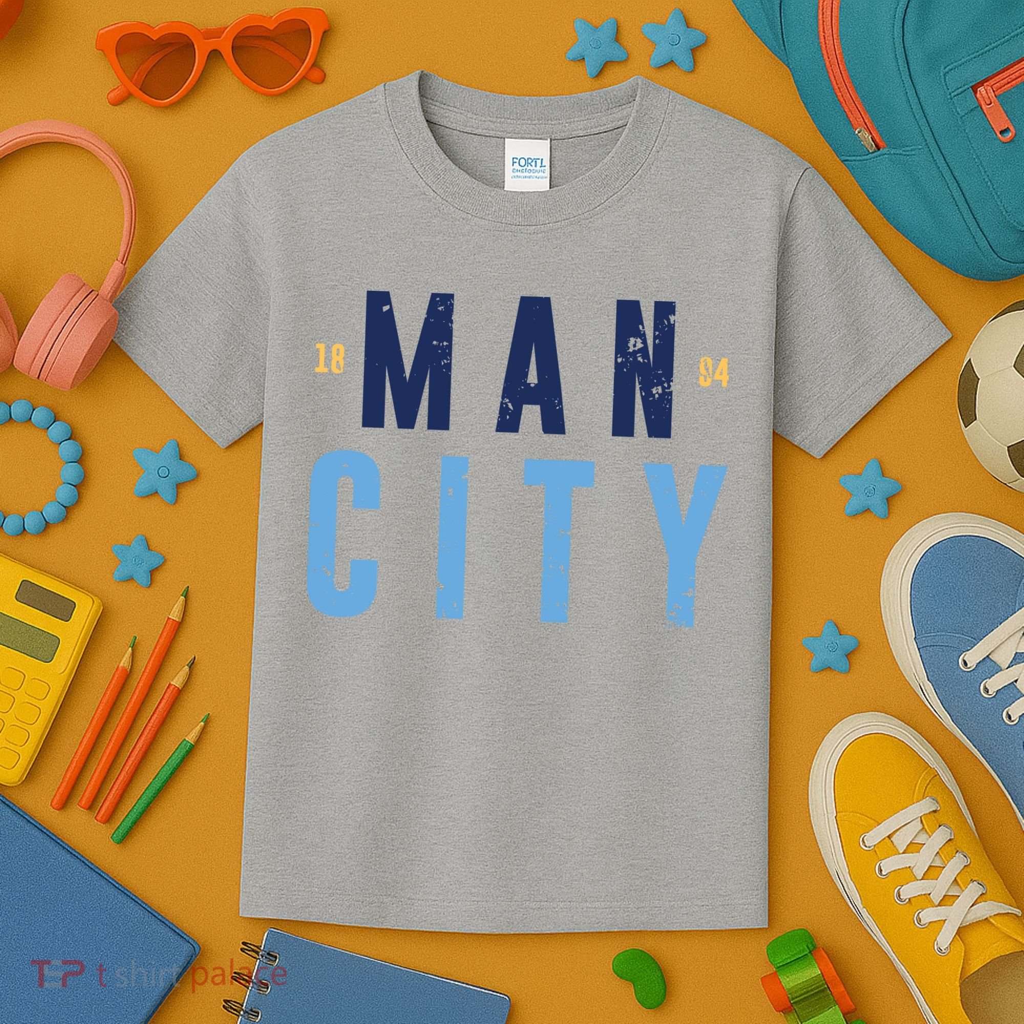 Manchester Blue 1894 Kids T-Shirt