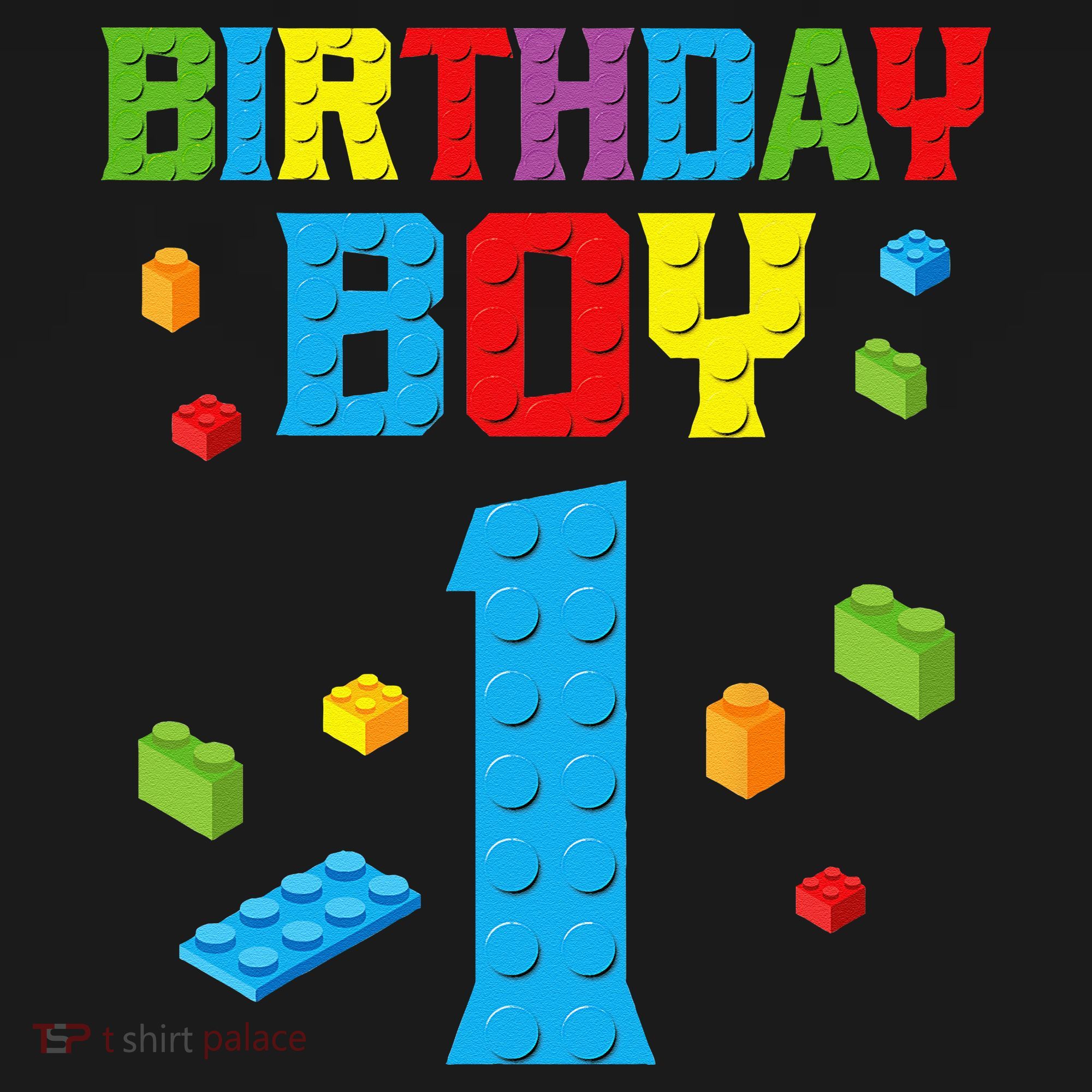 Master Builder 1st Birthday Boy 1 One Year Building Bricks Sweatshirt