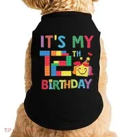 Master Builder 12th ItS My 12th Birthday Brick Blocks Doggie Tank thumb 0