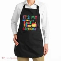 Master Builder 12th ItS My 12th Birthday Brick Blocks Apron thumb 2