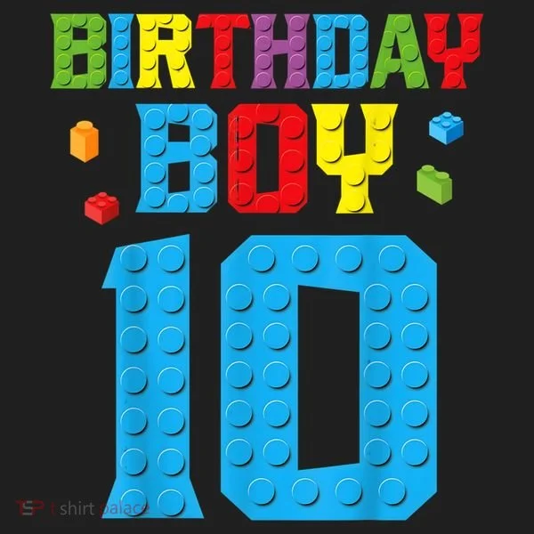 Master Builder 10th Birthday Boy Ten 10 Year Building Bricks Women's Sweatshirt