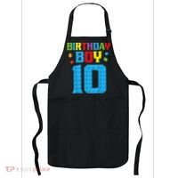Master Builder 10th Birthday Boy Ten 10 Year Building Bricks Apron thumb 0