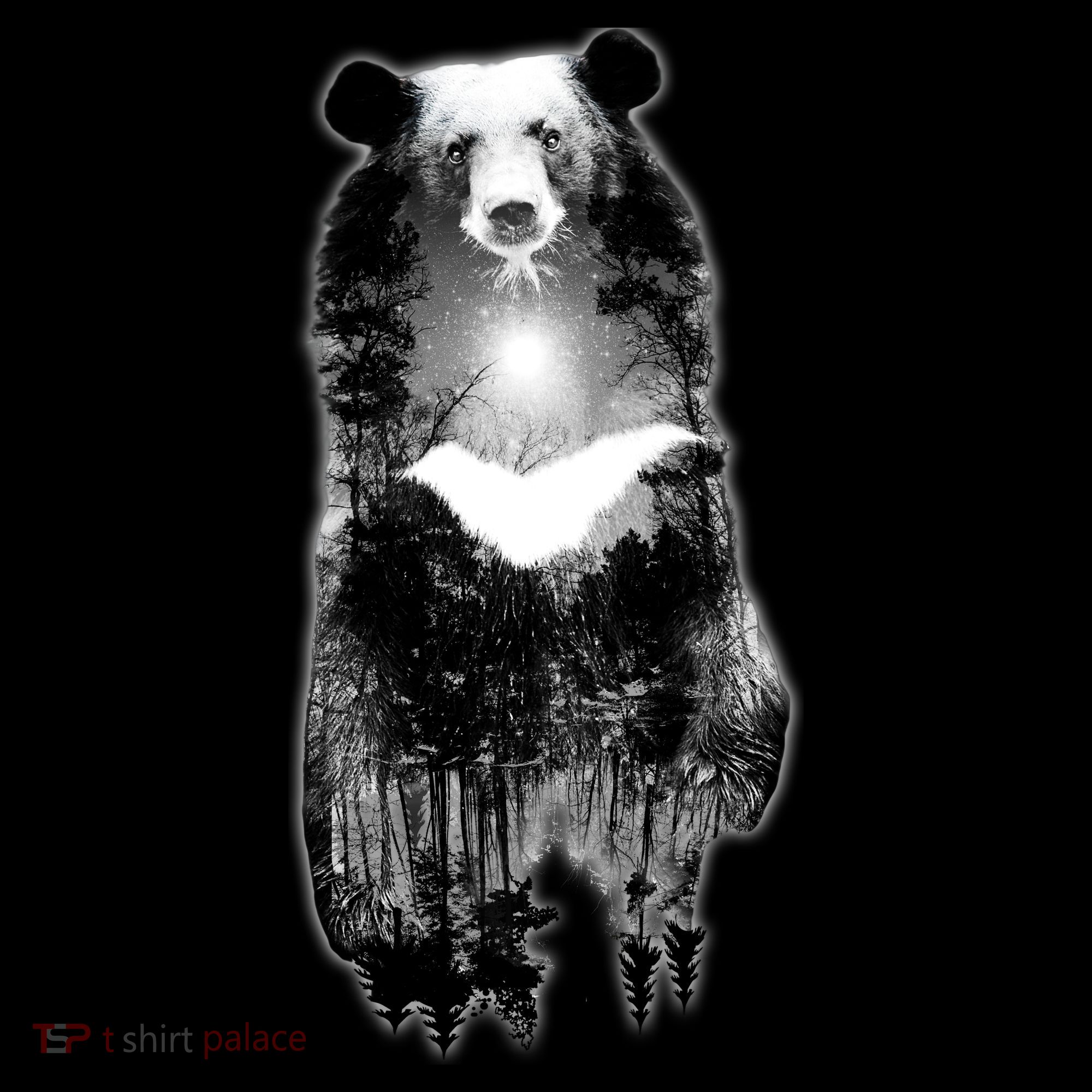 Moon Bear Wilderness Double Exposure Bucket Hat