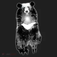 Moon Bear Wilderness Double Exposure Beanie thumb 2