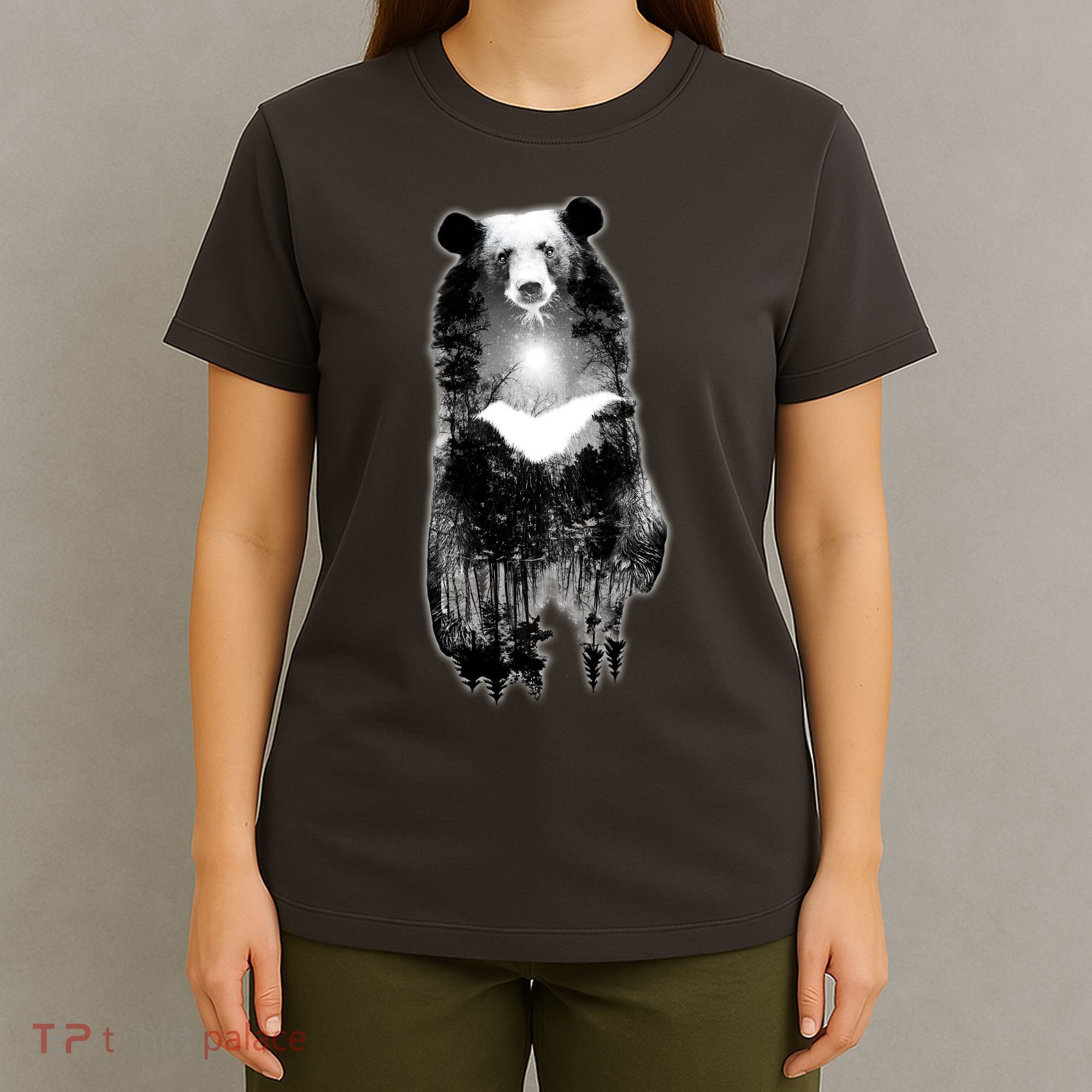 Moon Bear Wilderness Double Exposure T-Shirt