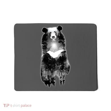Moon Bear Wilderness Double Exposure Mousepad