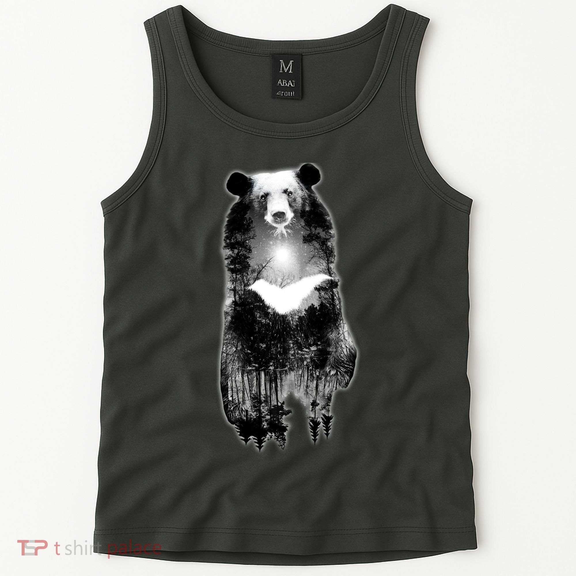 Moon Bear Wilderness Double Exposure Tank Top