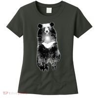 Moon Bear Wilderness Double Exposure Women's T-Shirt thumb 0