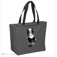 Moon Bear Wilderness Double Exposure Tote Bag thumb 2