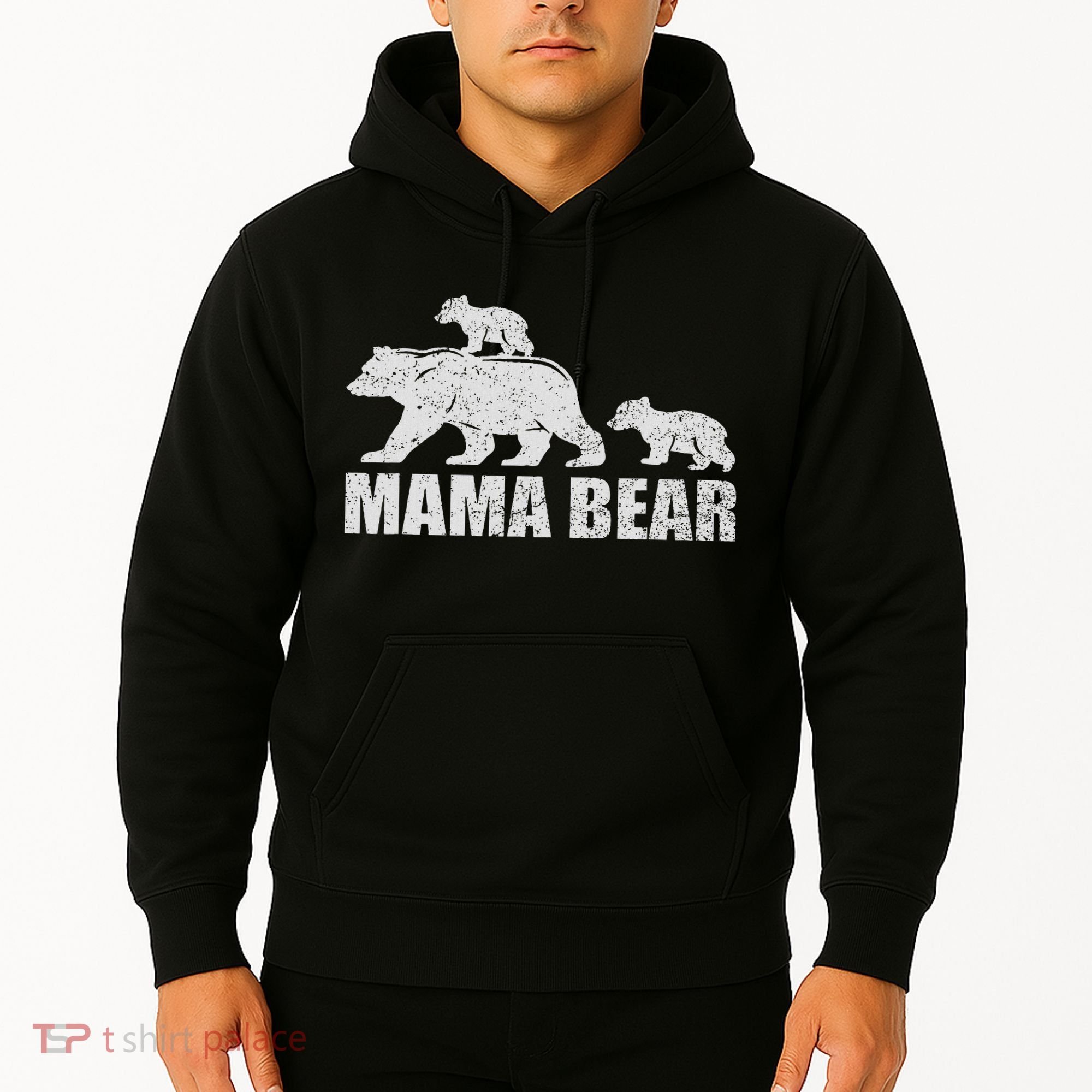 Mama Bear 2 Cubs Mama Bear Twin Mom 2 Hoodie
