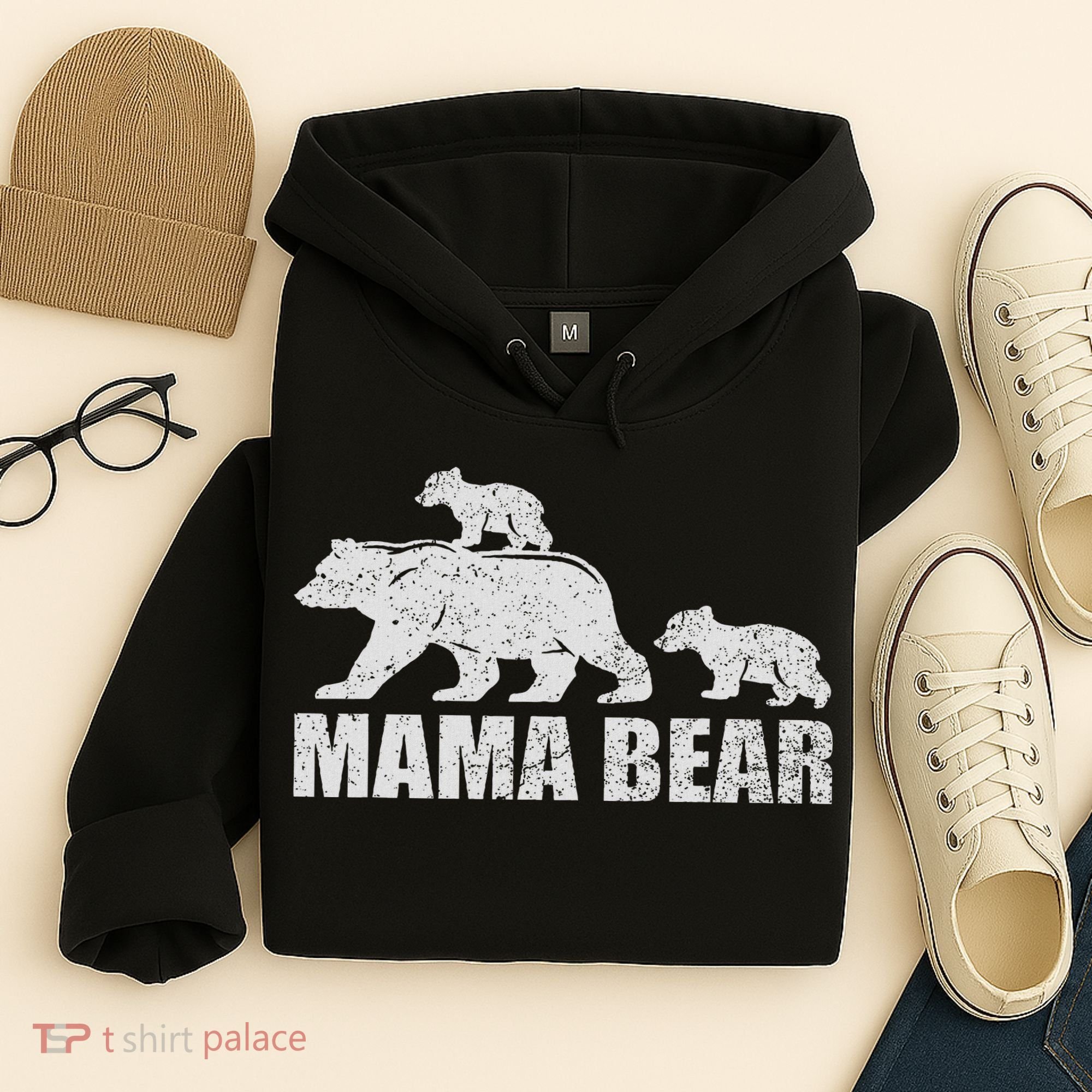 Mama Bear 2 Cubs Mama Bear Twin Mom 2 Hoodie