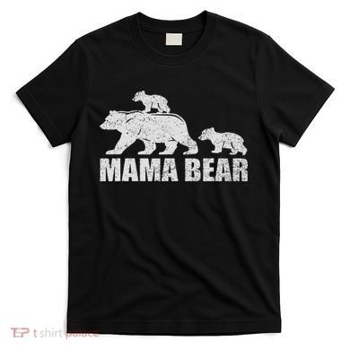 Mama Bear 2 Cubs Mama Bear Twin Mom 2 T-Shirt
