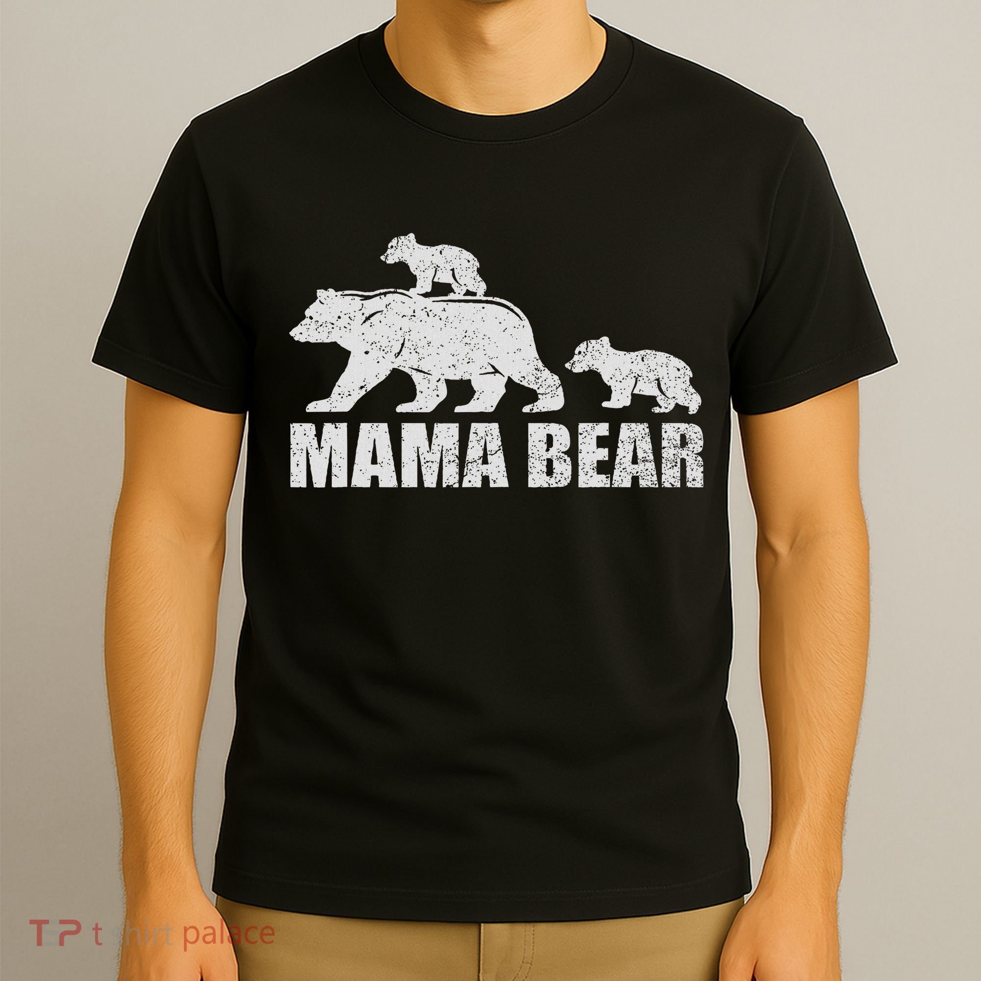 Mama Bear 2 Cubs Mama Bear Twin Mom 2 T-Shirt