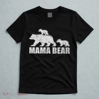 Mama Bear 2 Cubs Mama Bear Twin Mom 2 T-Shirt thumb 5