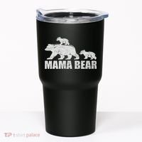 Mama Bear 2 Cubs Mama Bear Twin Mom 2 Tumbler thumb 0