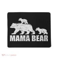 Mama Bear 2 Cubs Mama Bear Twin Mom 2 Mousepad thumb 0