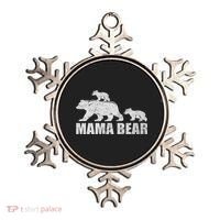 Mama Bear 2 Cubs Mama Bear Twin Mom 2 Ornament thumb 0