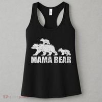 Mama Bear 2 Cubs Mama Bear Twin Mom 2 Women's Tank Top thumb 3
