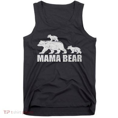 Mama Bear 2 Cubs Mama Bear Twin Mom 2 Tank Top