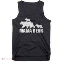 Mama Bear 2 Cubs Mama Bear Twin Mom 2 Tank Top thumb 0