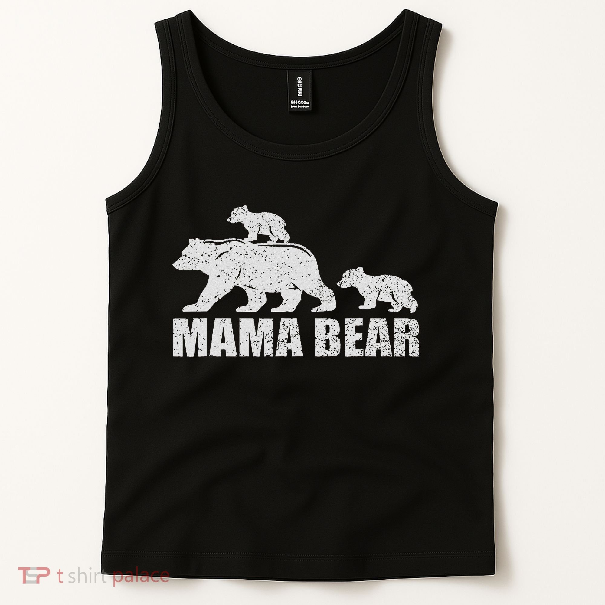 Mama Bear 2 Cubs Mama Bear Twin Mom 2 Tank Top
