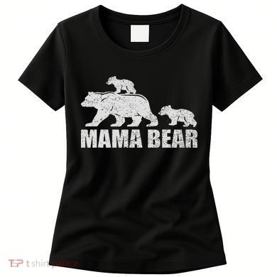 Mama Bear 2 Cubs Mama Bear Twin Mom 2 Women's T-Shirt