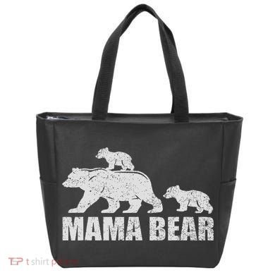 Mama Bear 2 Cubs Mama Bear Twin Mom 2 Tote Bag