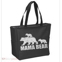 Mama Bear 2 Cubs Mama Bear Twin Mom 2 Tote Bag thumb 2