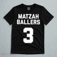 Matzah Baller 3 Funny Jewish Matzo Ball Pun Basketball Team T-Shirt thumb 5