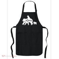 Mama Bear 3 Baby Bear Cubs Following Riding On Back TShirt TShirt Apron thumb 0