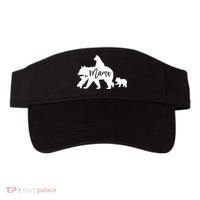 Mama Bear 3 Baby Bear Cubs Following Riding On Back TShirt TShirt Visor thumb 0