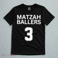 Matzah Ballers 3 Funny Jewish Pun Basketball Team Jersey T-Shirt thumb 5