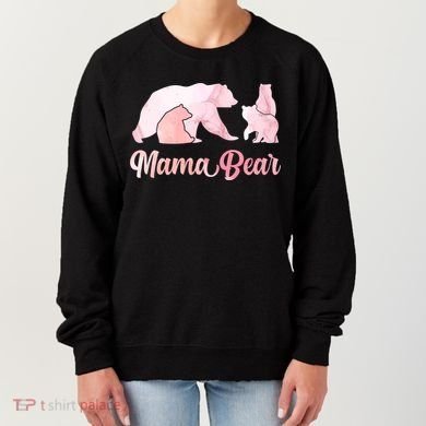 Mama Bear 3 Cubs Mom Bear Awesome Camping Gift Women's Sweatshirt