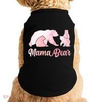 Mama Bear 3 Cubs Mom Bear Awesome Camping Gift Doggie Tank thumb 0