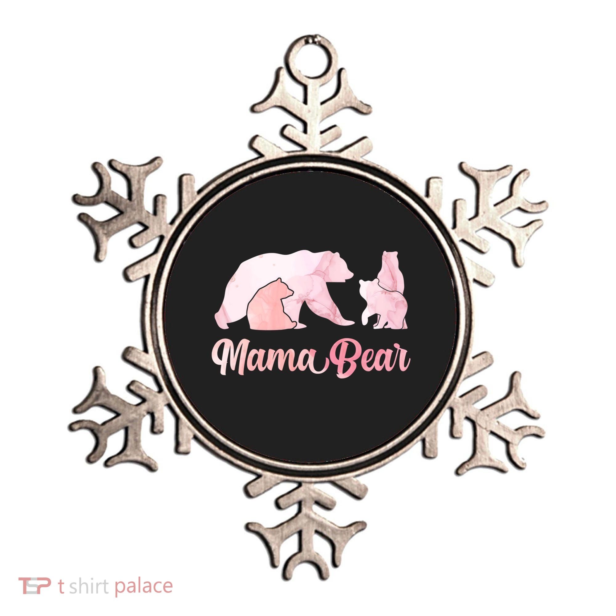 Mama Bear 3 Cubs Mom Bear Awesome Camping Gift Ornament