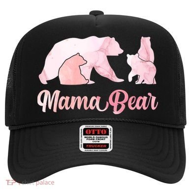 Mama Bear 3 Cubs Mom Bear Awesome Camping Gift Hat