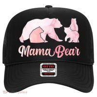 Mama Bear 3 Cubs Mom Bear Awesome Camping Gift Hat thumb 0