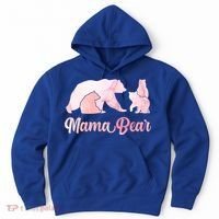 Mama Bear 3 Cubs Mom Bear Awesome Camping Gift Hoodie thumb 0