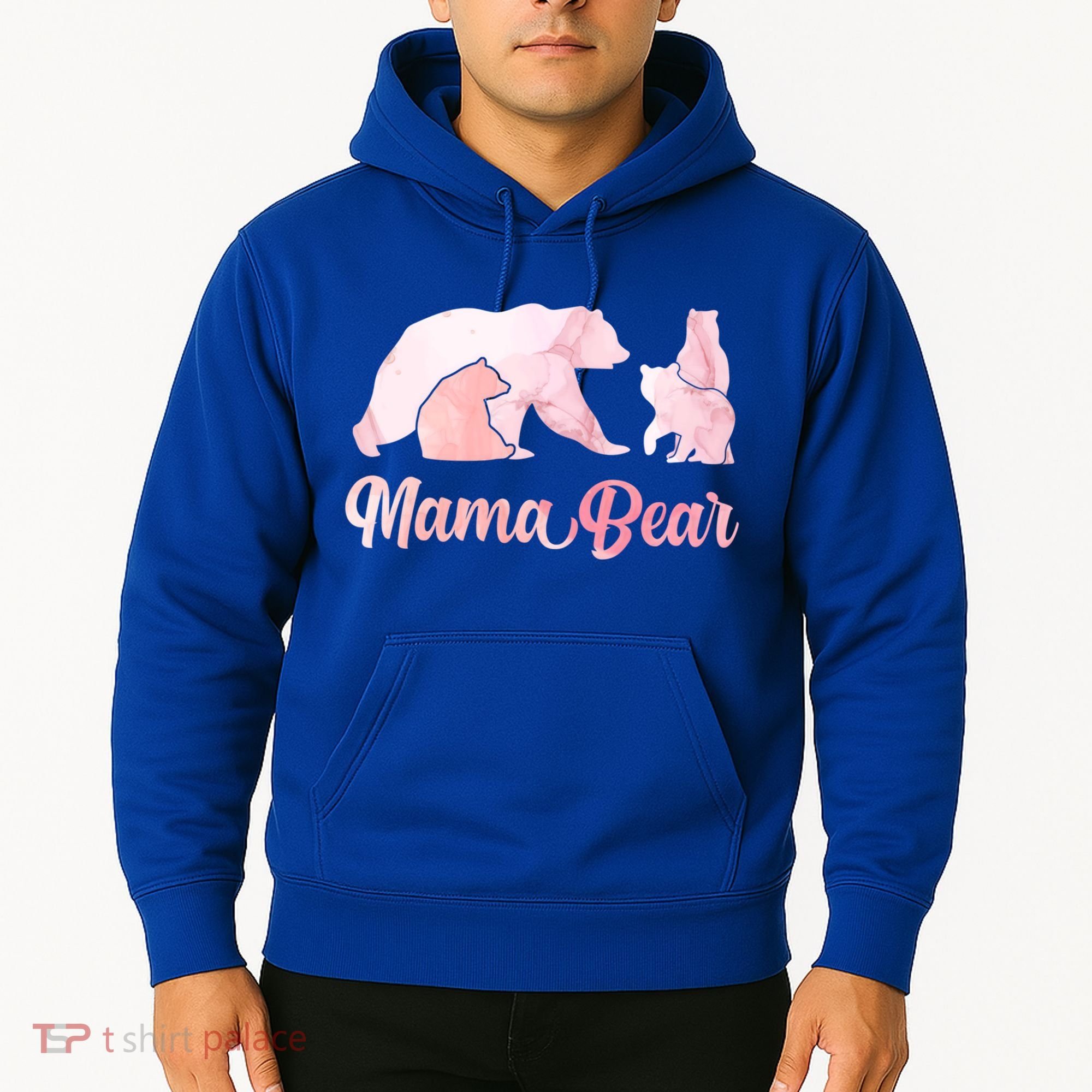 Mama Bear 3 Cubs Mom Bear Awesome Camping Gift Hoodie