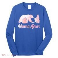 Mama Bear 3 Cubs Mom Bear Awesome Camping Gift Long Sleeve Shirt thumb 0