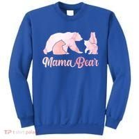 Mama Bear 3 Cubs Mom Bear Awesome Camping Gift Sweatshirt thumb 0