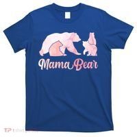 Mama Bear 3 Cubs Mom Bear Awesome Camping Gift T-Shirt thumb 0