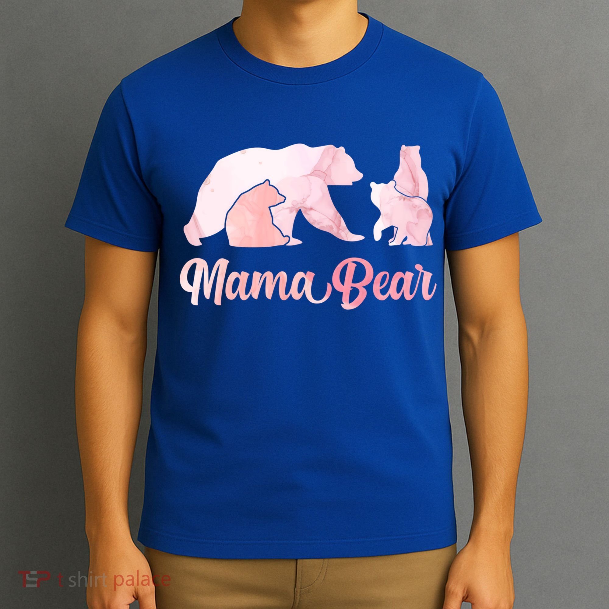 Mama Bear 3 Cubs Mom Bear Awesome Camping Gift T-Shirt