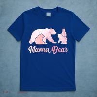 Mama Bear 3 Cubs Mom Bear Awesome Camping Gift T-Shirt thumb 5