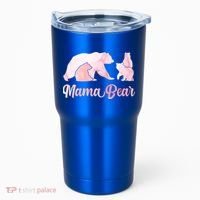 Mama Bear 3 Cubs Mom Bear Awesome Camping Gift Tumbler thumb 0